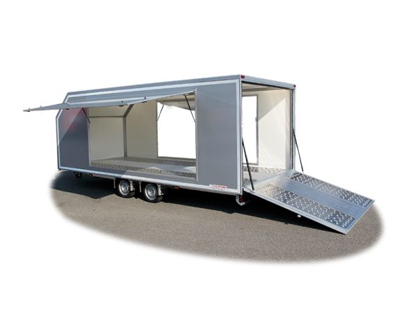 Kofferaufbau für PKW-Transporte
