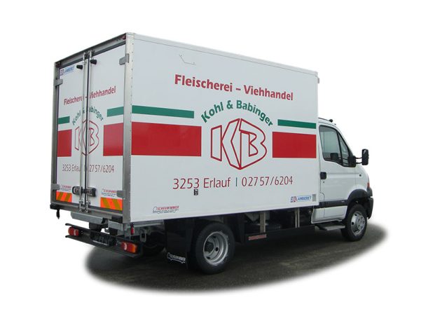 Kühlaufbau mit Carrier Kühlaggregat