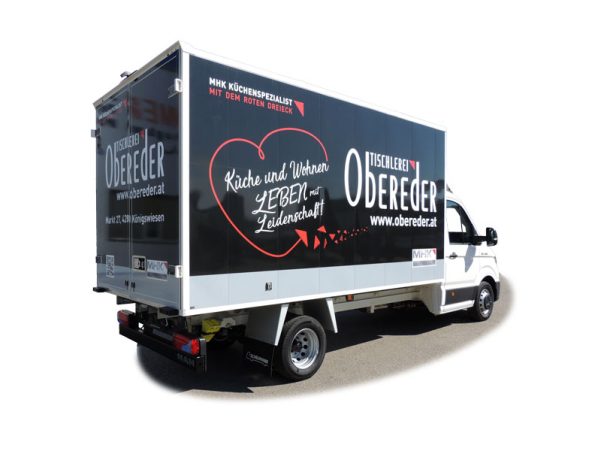 Kofferaufbau mit Hecktüren
