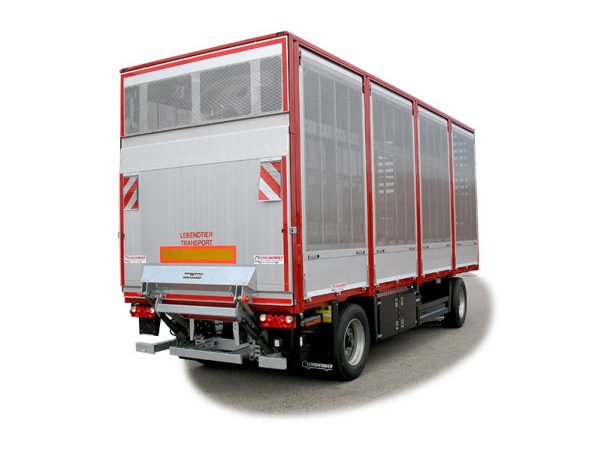 Aufbau für Geflügeltransport mit Ladebordwand
